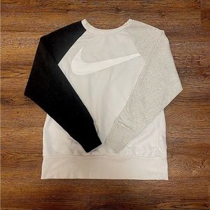 Women’s Nike Crew white with black cleave, lightly worn